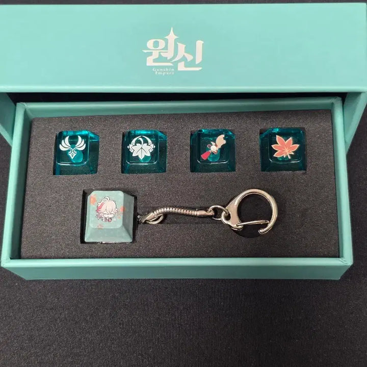 [BUNJANG] Genshin Impact Kaedehara Kazuha Keycap Keyring / 원신 pc라운지 카즈하 키캡 키링