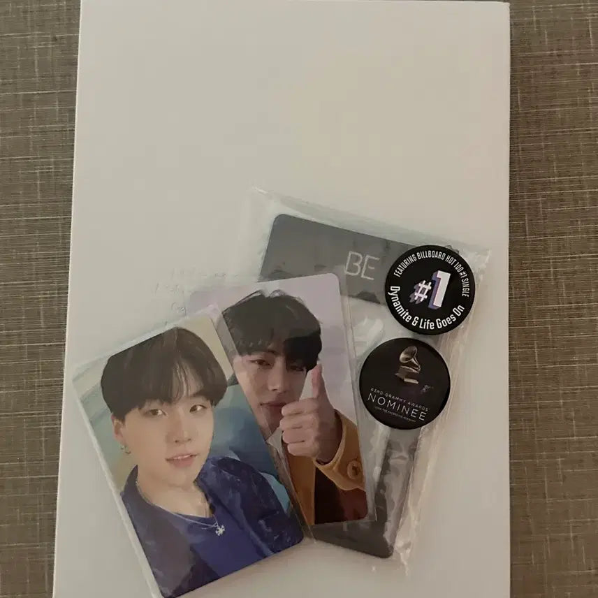 [BUNJANG] BTS BE Album Suga Photocard V POB / 방탄소년단 be 앨범 포카 특전 굿즈