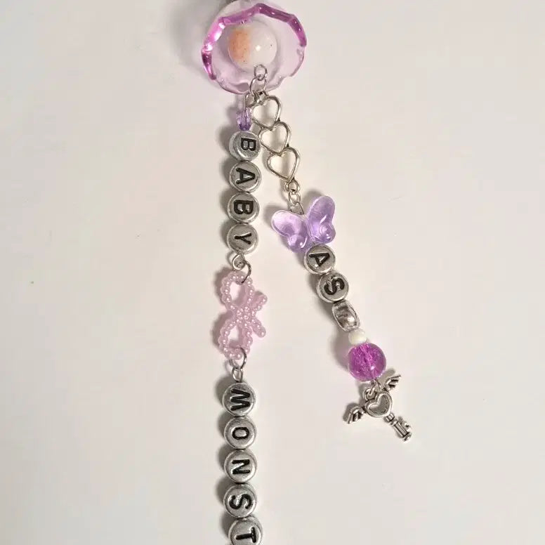 [BUNJANG] BABYMONSTER Asa Initial Keyring / 베이비몬스터 아사 이니셜키링