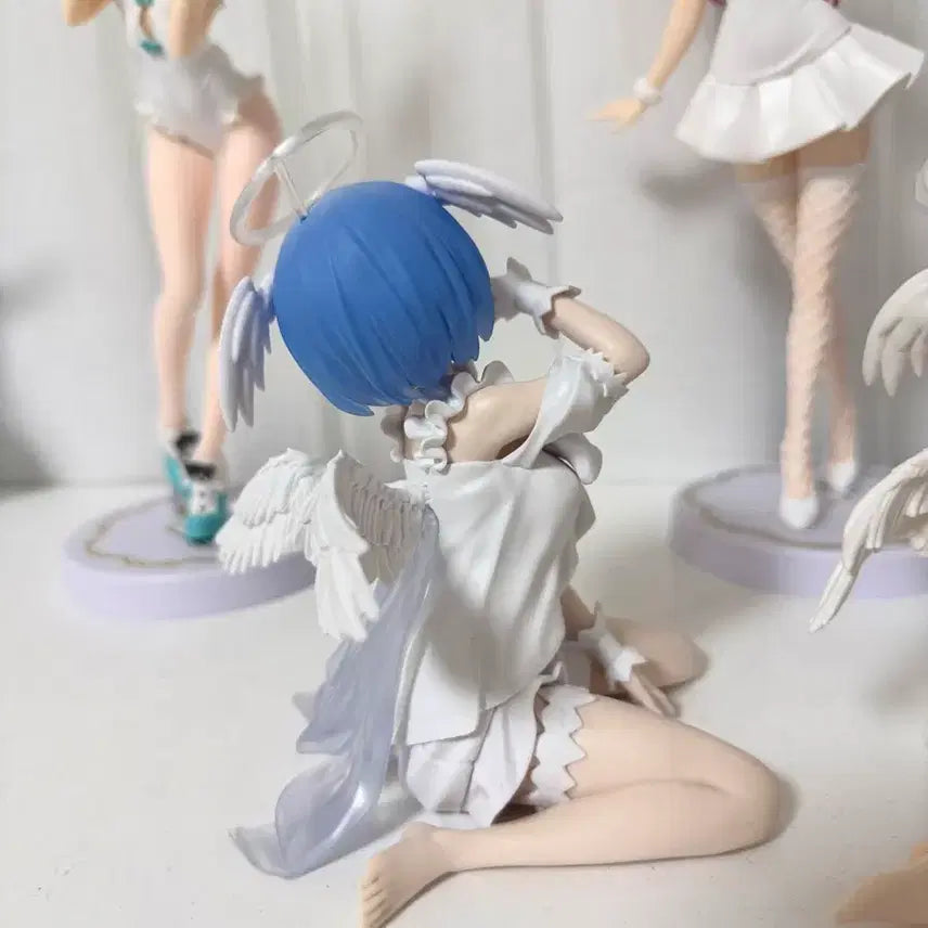 [BUNJANG] Re:Zero Ram &amp; Rem Relax Time Sweet Angel Figure Bundle Set / 렘 람 릴렉스타임 스위트엔젤 피규어 천사 일괄