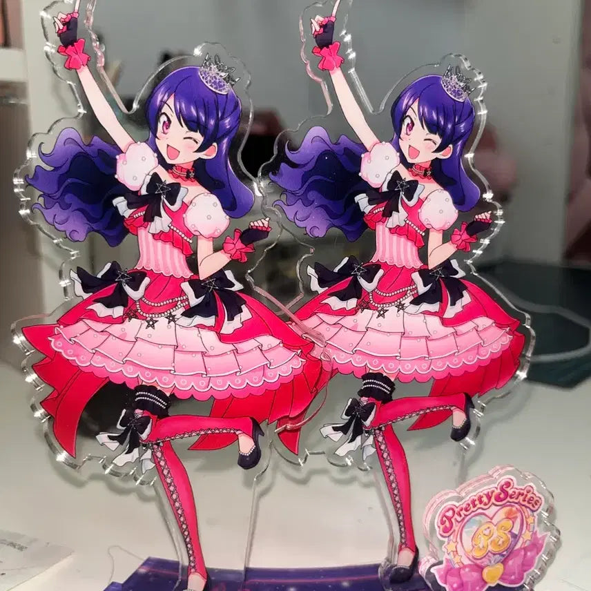 [BUNJANG] Prism Stone Ageha Mia Acrylic Stand Set / 급전오늘만할인)프리즘스톤 아미 아크릴 브이스퀘어 아라 아미 아게하 미아 아크릴