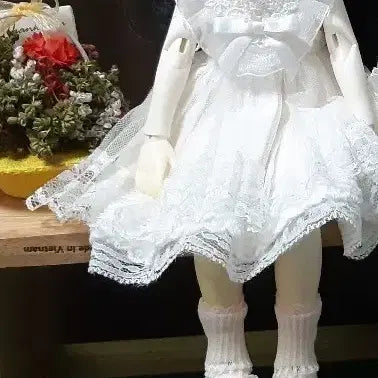[BUNJANG] XMYA Shop White Dress with Head Accessory / USD xmya샵 드레스
