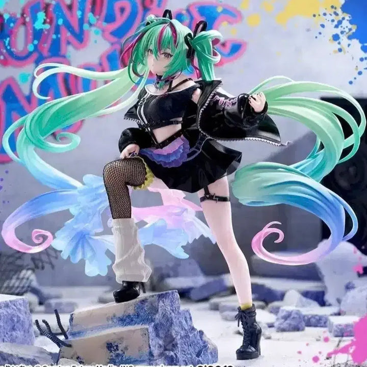 [BUNJANG] Sega Figuremism Hatsune Miku Punk Figure (Sealed) / [미개봉]세가 피규어리즘 하츠네 미쿠 펑크 punk 피규어