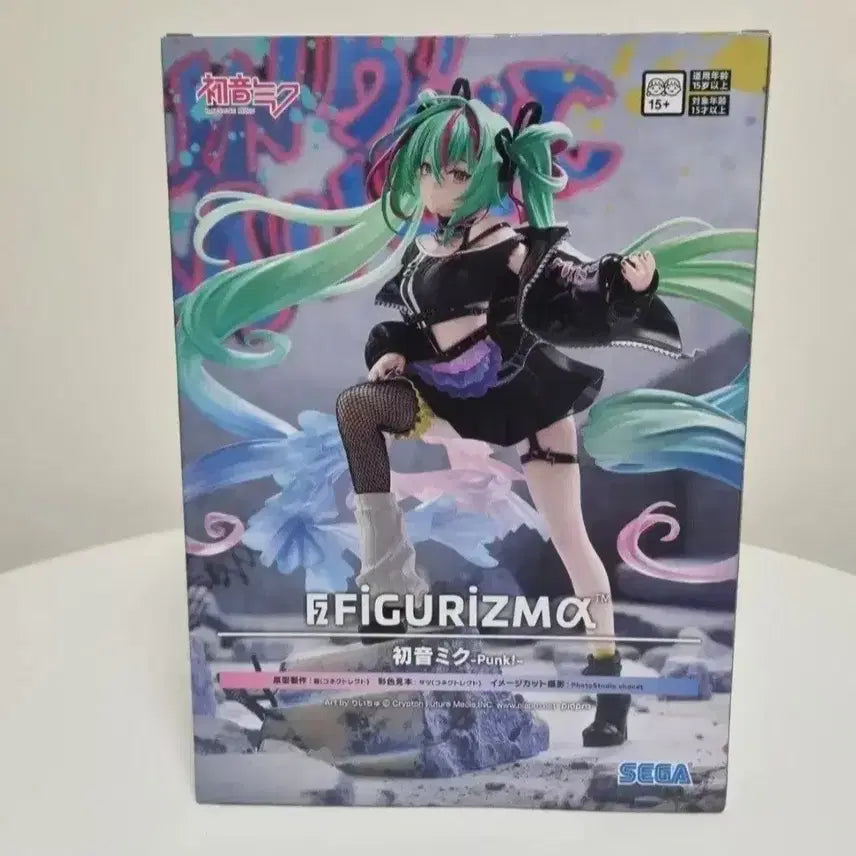 [BUNJANG] Sega Figuremism Hatsune Miku Punk Figure (Sealed) / [미개봉]세가 피규어리즘 하츠네 미쿠 펑크 punk 피규어