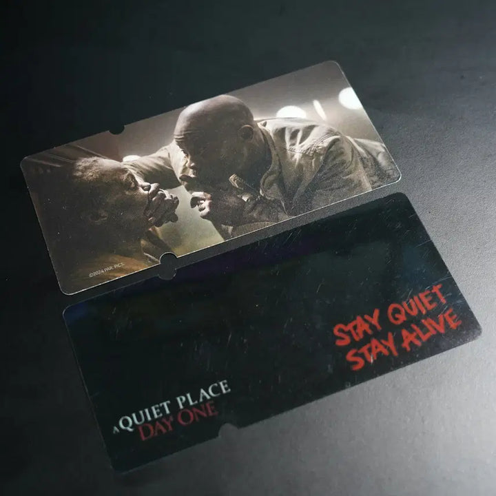 [BUNJANG] CineQ A Quiet Place Day One Special Ticket / 씨네큐 콰이어트 플레이스 첫째날 스페셜티켓
