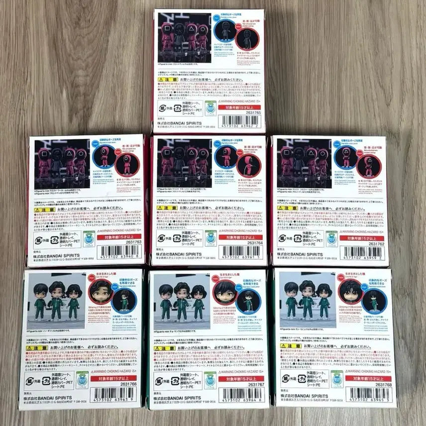 [BUNJANG] Squid Game Mini Figure Bundle Set / (일괄) 아츠제로 미니 시리즈 오징어 게임 피규어 세트