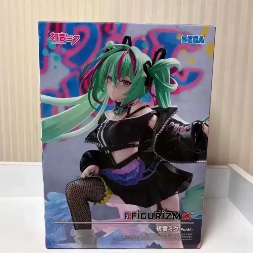 [BUNJANG] Sega Figure-ism Hatsune Miku Punk Ver. Figure / [미개봉] 세가 피규어리즘 하츠네 미쿠 펑크 하츠네미쿠 미소녀 피규어