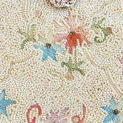 [BUNJANG] French Floral Lady Bead Bag / 프렌치 플로럴 레이디 비즈백