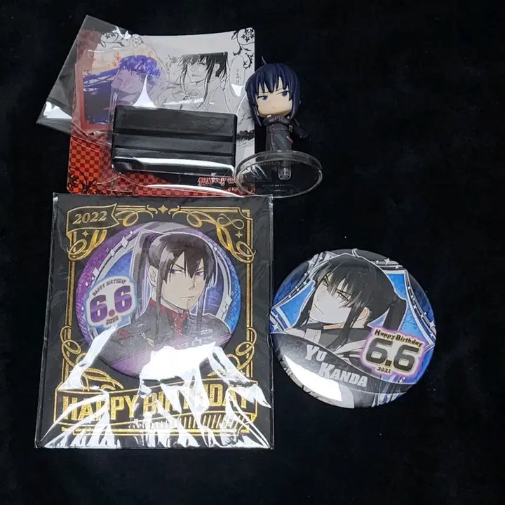 [BUNJANG] D.Gray-man Kanda Original Art Exhibition Bundle Set Acrylic Stand, Mini Figure, Birthday Badge / (일괄) 디그레이맨 굿즈 판매. D.gray-man 칸다 원화전 아크릴스탠드.미니 피규어.생일뱃지.