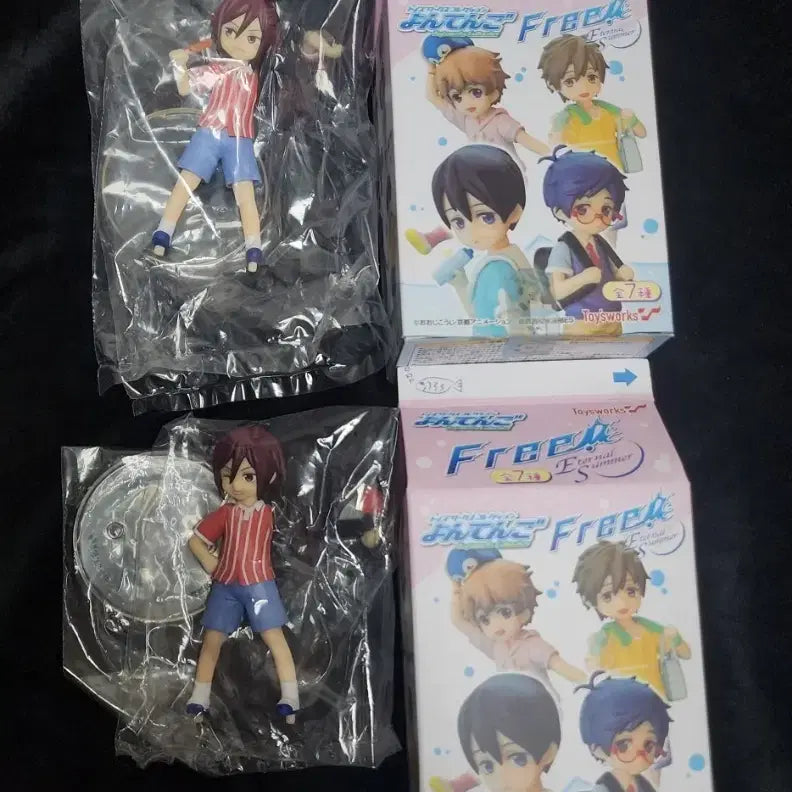 [BUNJANG] Free! Matsuoka Rin Yontengo Figure (Bundle Set, Sealed) / (일괄/미개봉) Free! 프리! 굿즈 판매. 마츠오카 린 욘텐고 피규어