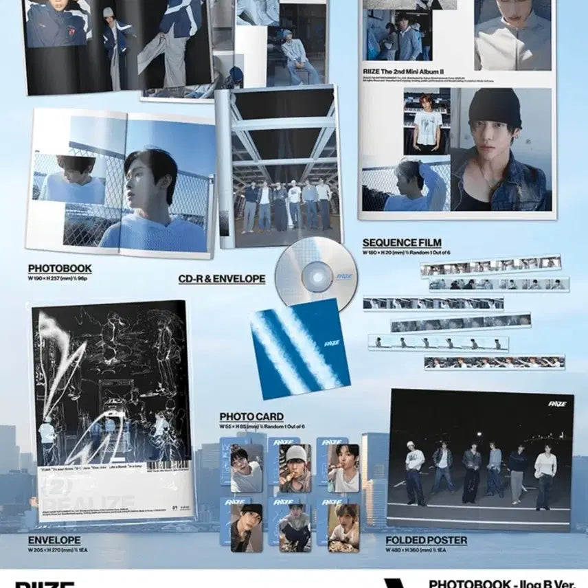 [BUNJANG] RIIZE 2nd Mini Album Sungchan Full Set / 라이즈 미니앨범 2집 (성찬 풀셋)