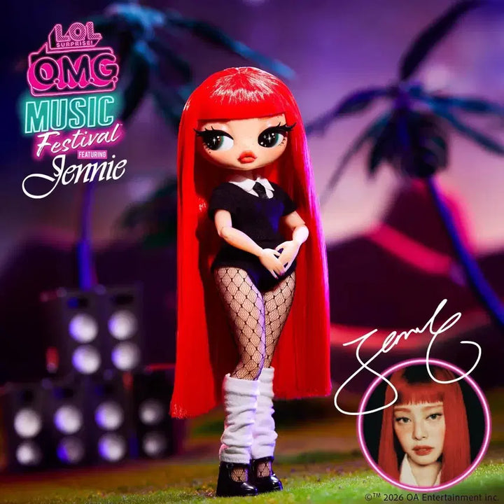 [BUNJANG] LOL Jennie Limited Collaboration Doll / LOL OMG 블랙핑크 제니 한정 콜라보 인형 피규어
