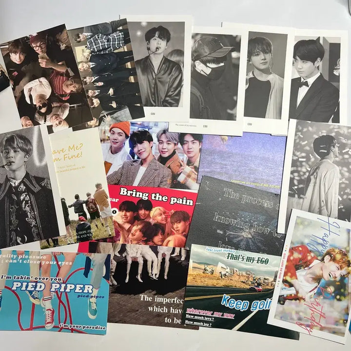 [BUNJANG] BTS Postcard Bundle Set / 방탄 엽서 일괄(총 2페이지) 양도해요