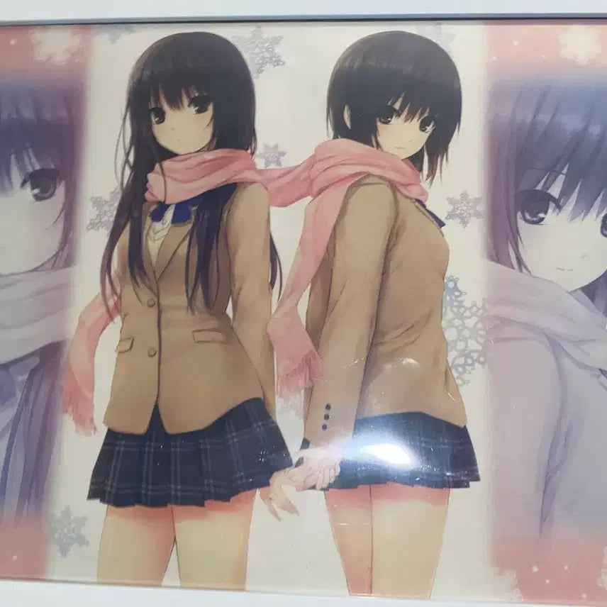 [BUNJANG] Coffee Noble Winter Play Mat Desk Mat / 커피귀족 겨울 플레이 매트 고무 매트 데스크 매트 고전 미소녀 패드