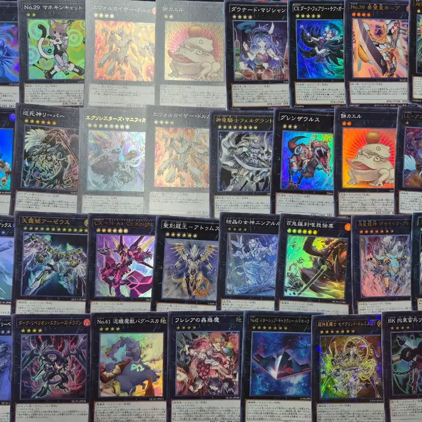 [BUNJANG] Yu-Gi-Oh! Japanese Edition Xyz Monster Card Set / 유희왕 일본판 엑시즈몬스터 카드 세트