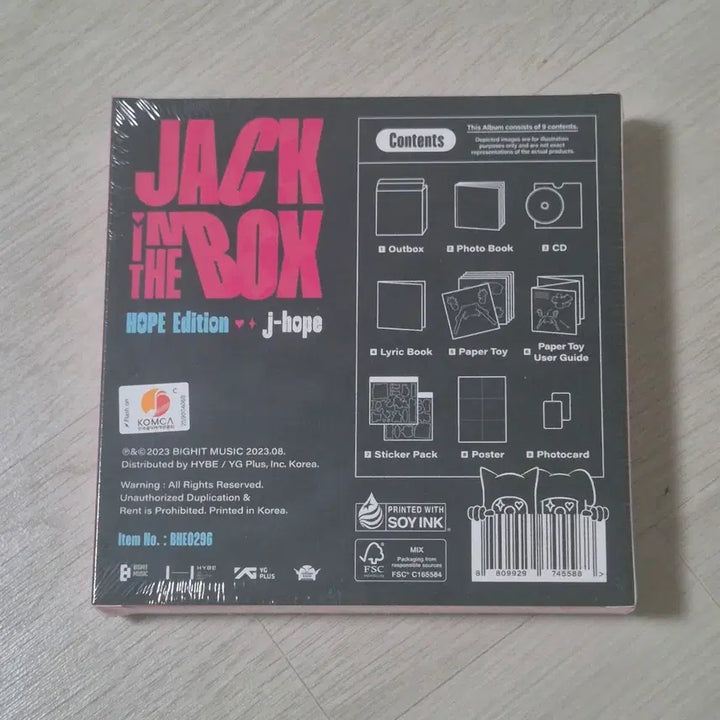 [BUNJANG] BTS J-Hope Jack In The Box HOPE Edition Photocard Holder / 방탄소년단 제이홉 잭인더박스 HOPE Edition