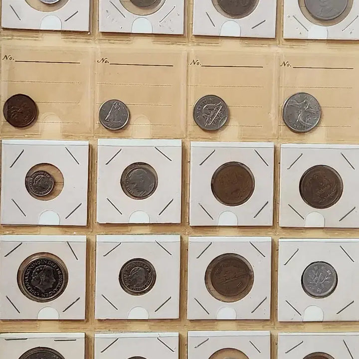 [BUNJANG] Collection Album Book with Foreign Coins - Bundle Set / 외국동전 등 수집앨범책 일괄