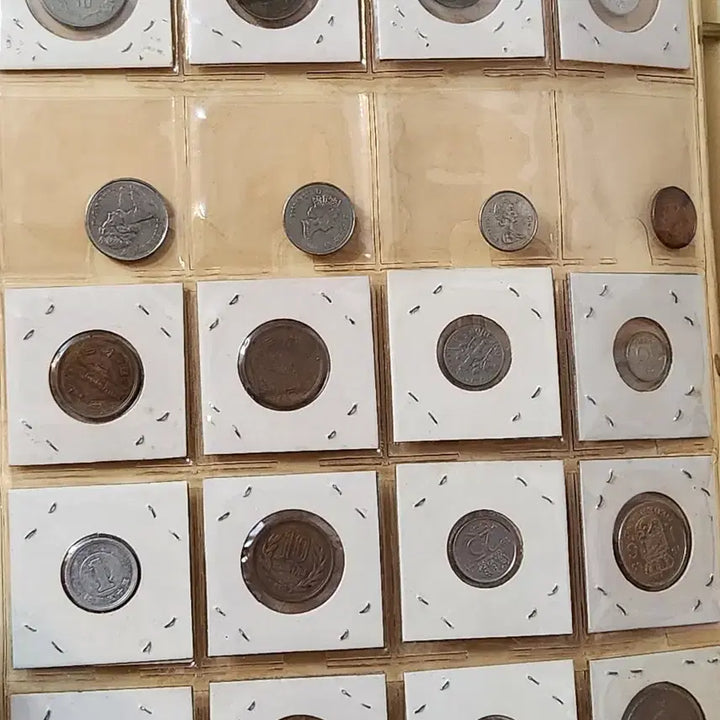 [BUNJANG] Collection Album Book with Foreign Coins - Bundle Set / 외국동전 등 수집앨범책 일괄