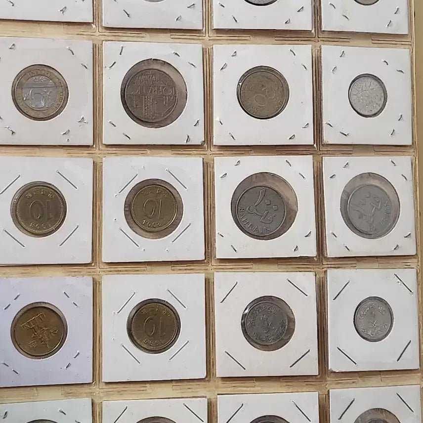 [BUNJANG] Collection Album Book with Foreign Coins - Bundle Set / 외국동전 등 수집앨범책 일괄