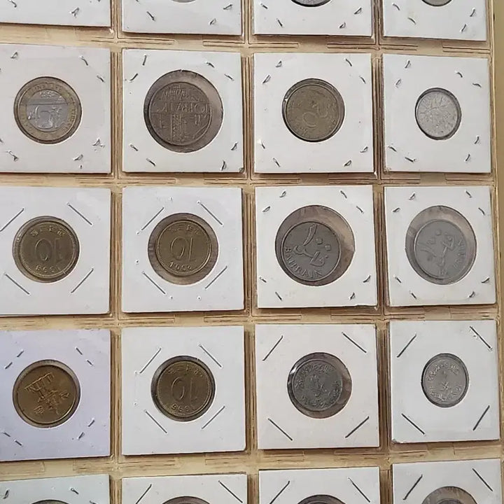 [BUNJANG] Collection Album Book with Foreign Coins - Bundle Set / 외국동전 등 수집앨범책 일괄