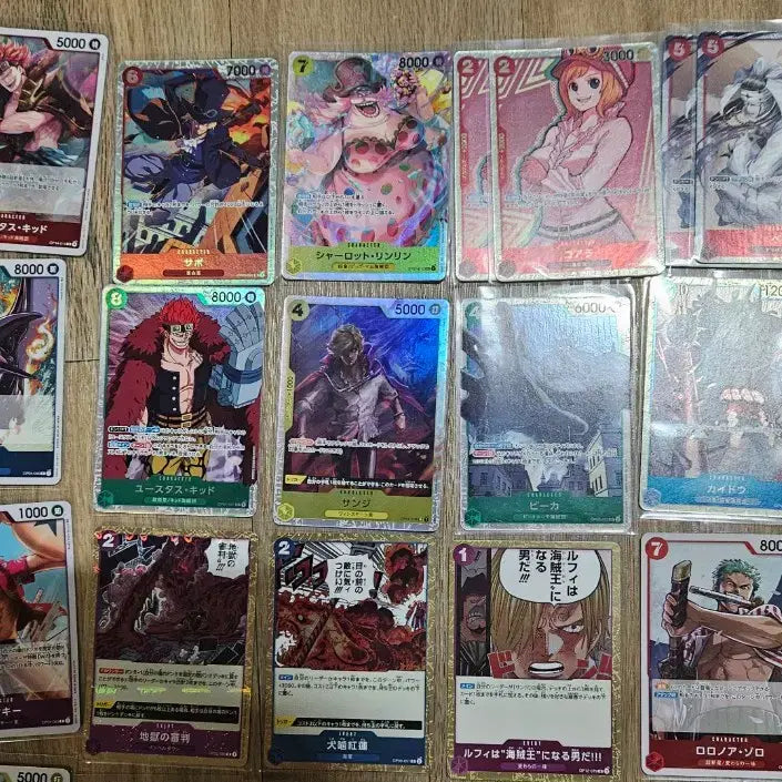 [BUNJANG] One Piece Cards (Japanese Edition) - SR x10, R x30+ Bundle / 원피스카드 일판 SR10장 R 30장이상 일괄판매함