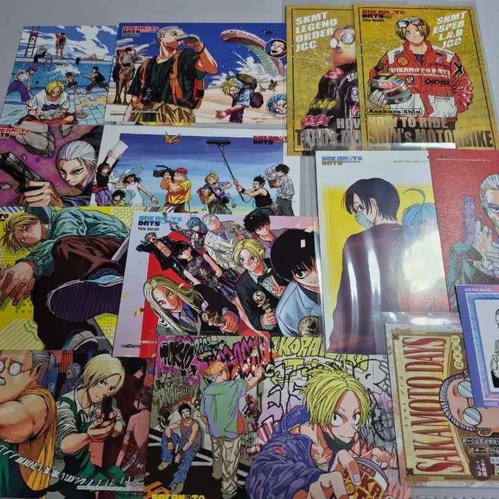 [BUNJANG] Sakakoto Days First Edition Bonus Postcard Bundle Set / 추가)사카모토데이즈 특전초판엽서 일괄