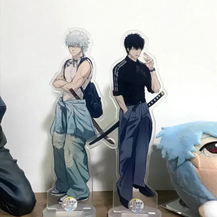 [BUNJANG] Gintama Gintoki &amp; Hijikata Acrylic Stand / 은혼 보조개님 통판 아크릴스탠드 긴토키 히지카타 긴히지