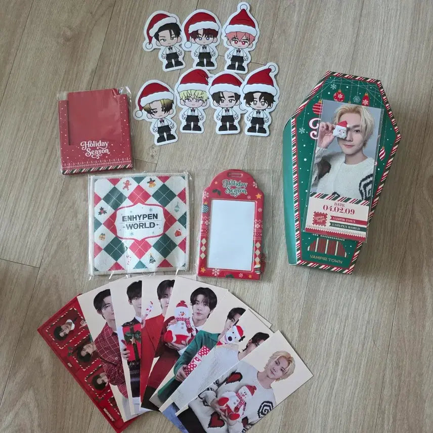 [BUNJANG] ENHYPEN Heeseung World Holiday Special Ticket Photocard Holder Fabric Coaster / 엔하이픈 월드 홀리데이 정원 스페셜- 모든 희승 티켓 교환