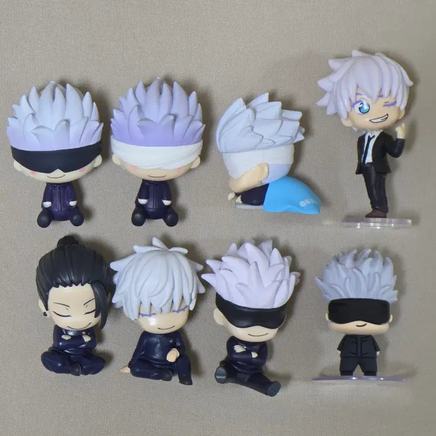 [BUNJANG] Jujutsu Kaisen Satoru Gojo Merchandise Figure Set (8 Types) / 주술회전 고죠 사토루 굿즈 피규어 8종 일괄