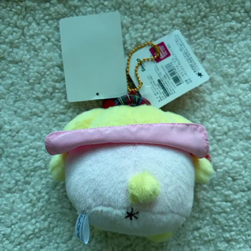 [BUNJANG] Pompompurin Ribbon Heart Mascot Plush Charm / 폼폼푸린 나카지마 리본 러브 마스코트 인형 키링