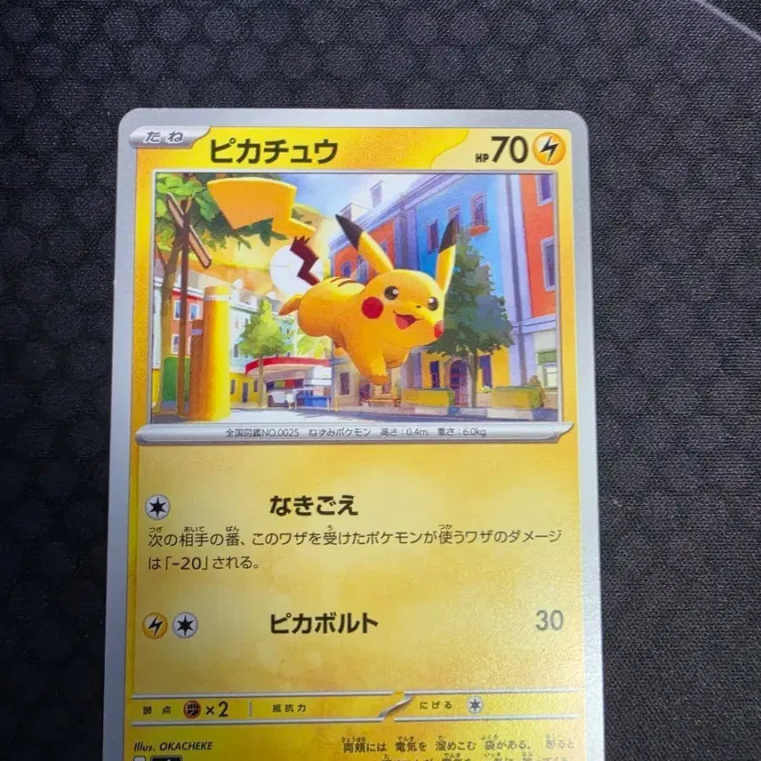 [BUNJANG] Pikachu Urban Edition Trading Card / 도시 피카츄