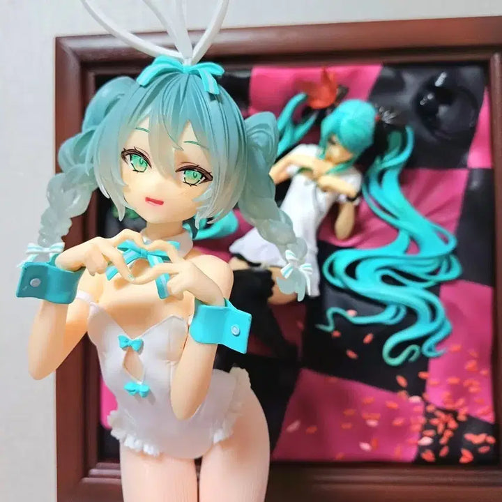 [BUNJANG] Hatsune Miku Rurudo BiCute Bunnies White Version Figure / (풀박스) 하츠네미쿠 루루도 비큐트 바니걸 화이트 미소녀 피규어