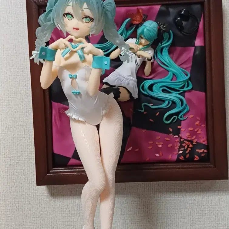 [BUNJANG] Hatsune Miku Rurudo BiCute Bunnies White Version Figure / (풀박스) 하츠네미쿠 루루도 비큐트 바니걸 화이트 미소녀 피규어
