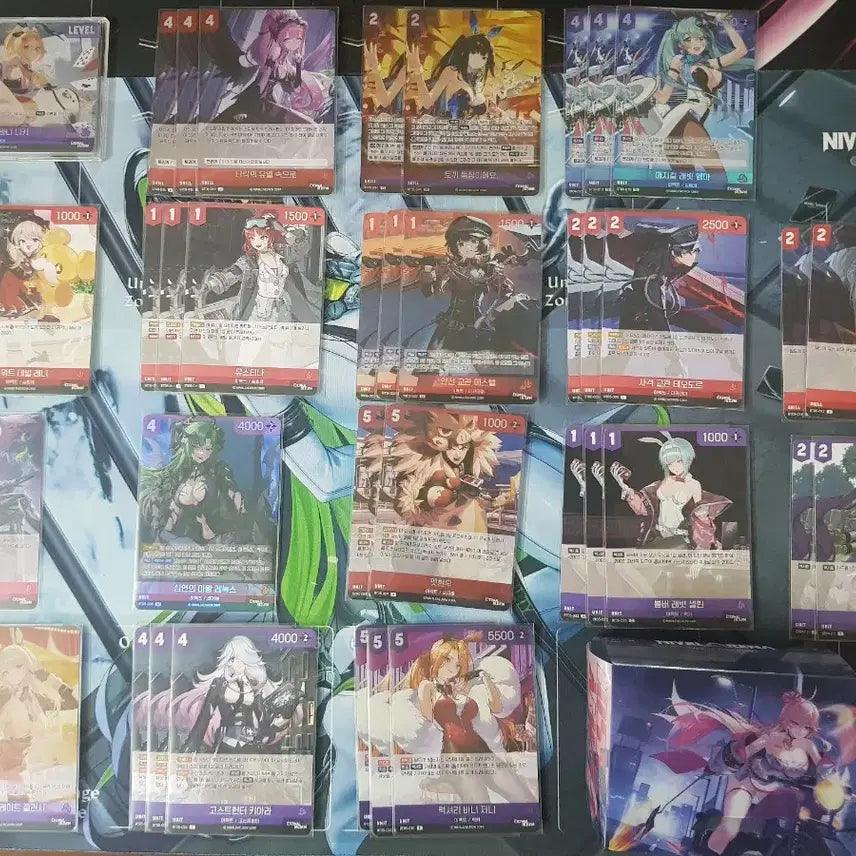 [BUNJANG] Wandek Unlucky Bunny Niki Nibellarena Red Card Deck (Includes Deck Case) / [완덱] 언럭키 바니 니키 니벨아레나 자적 완덱 (덱케이스 포함)