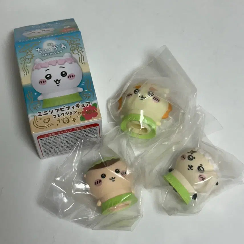 [BUNJANG] Chiikawa Mermaid Island Sofubi Shisa + Kurimanju + Rakko Set / 치이카와 인어섬 소프비 시사 + 쿠리만쥬 + 랏코