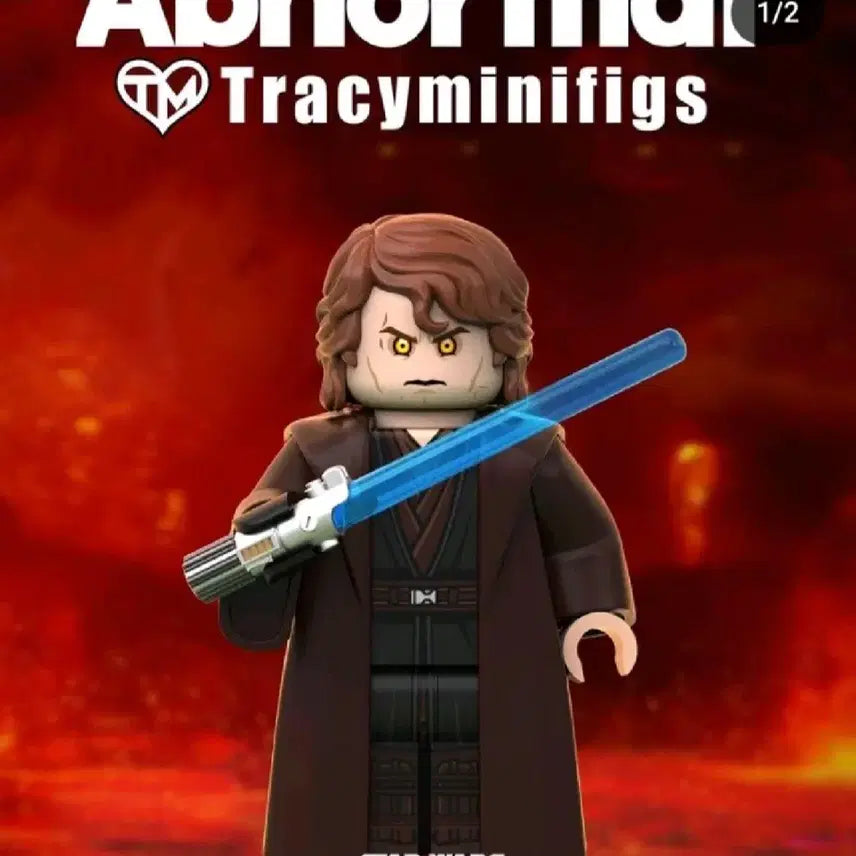 [BUNJANG] Abnormal Star Wars Custom Anakin Skywalker Minifigure / abnormal(앱노말,앱노멀)스타워즈 커스텀 레고 아나킨 스카이워커 새제품 팝니다