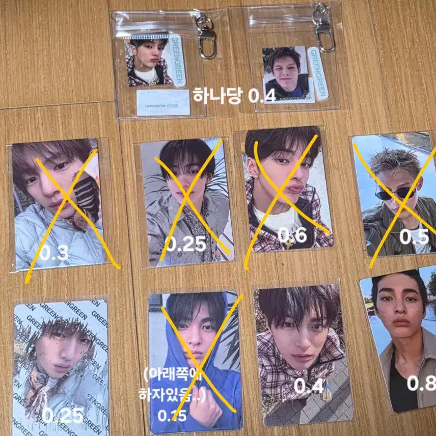 [BUNJANG] VERIVERY Dongheon Gyehyeon Yeonho Yongseung Hoyoung Kangmin Photocard, Weverse Special Clear Pouch Keyring / <급처> 코르티스 마틴 제임스 주훈 성현 건호 포카, 위버스 특전 투명 파우치 키링 미개봉 양도 판매