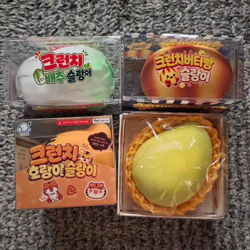 [BUNJANG] Crunchy Slangi 4 Types Bundle Set / 크런치 슬랑이 4종 일괄