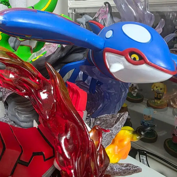 [BUNJANG] Large PVC Pokemon Figures (Groudon, Kyogre, Rayquaza) / 전설의 포켓몬 피규어 판매합니다.