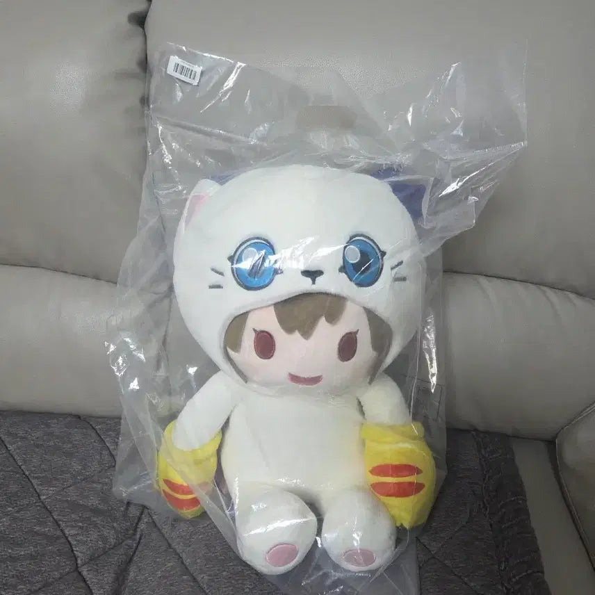 [BUNJANG] Digimon Adventure x Rabbit Ichiban Kuji D Prize Gatomon Plush / 디지몬어드벤처xRABBIT레빗 래빗 제일복권 D상 가트몬 신나리 인형