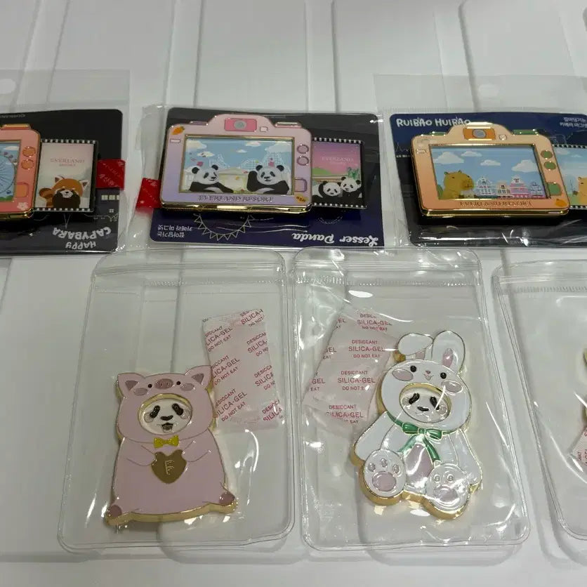 [BUNJANG] Everland Fu Bao, Rui, Hui, Lesser Panda Set Magnet / 에버랜드 푸바오 마그넷 일괄판매