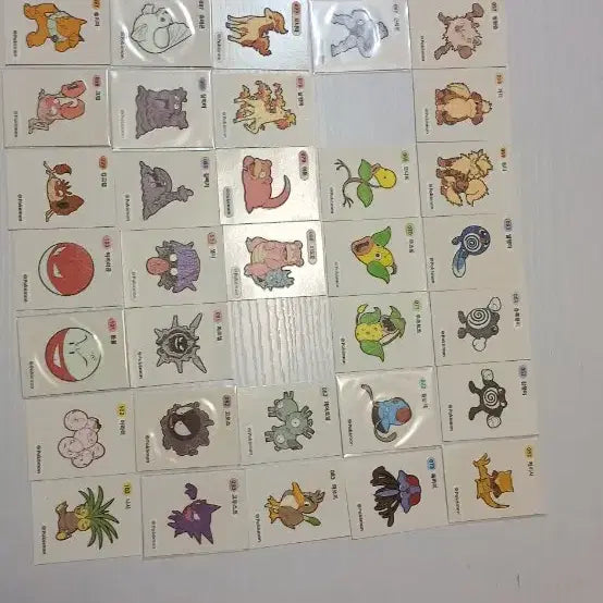 [BUNJANG] Pokemon Sticker Collection (Gen 1) / 포켓몬 띠부씰 1세대 3자리 팔아요.(분할판매 불가)
