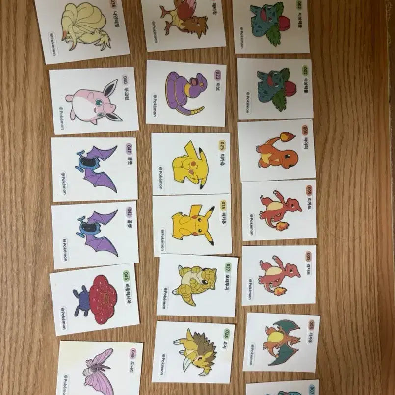 [BUNJANG] Pokemon Stickers / 포켓몬 스티커