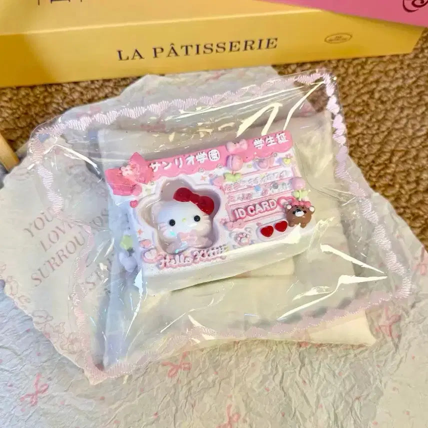 [BUNJANG] Handmade Transparent Student ID Pouch / 학생증 말랑이 수제말랑이