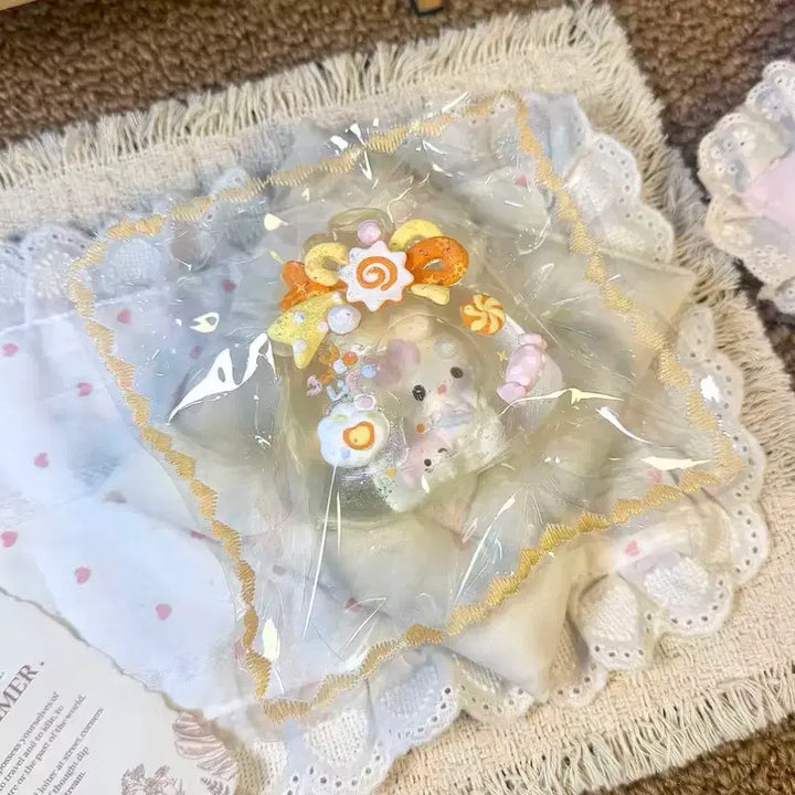 [BUNJANG] Sanrio My Melody Squishy Charm / 산리오 말랑이 수제 말랑이 마이멜로디 말랑이 슬랑이
