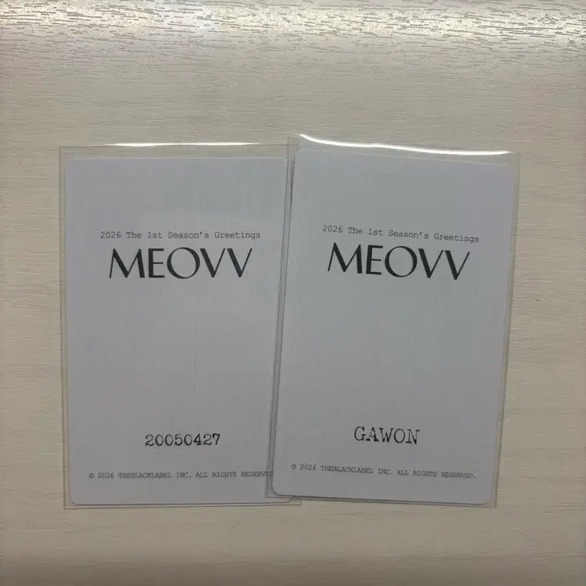 [BUNJANG] Miyau Garon Signature Photocard Bundle Set / 미야오 가원 시그 포카 일괄 0.5