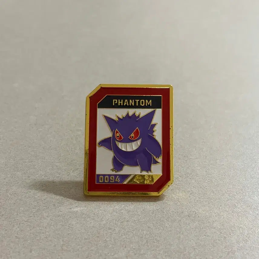 [BUNJANG] Lee Sang Toast Pokemon Phantom Badge / 이삭토스트 포켓몬 팬텀 뱃지