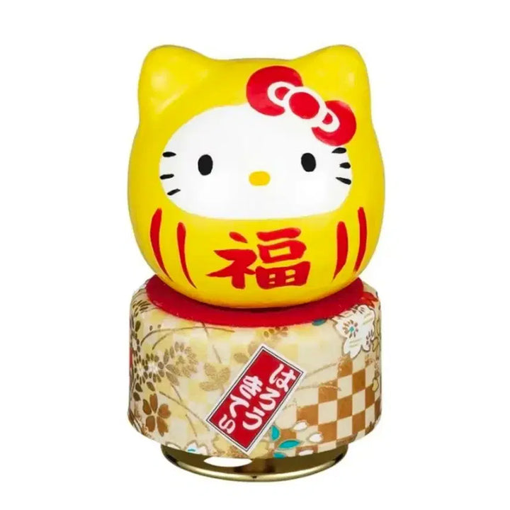 [BUNJANG] Sanrio Hello Kitty Daruma Music Box (Yellow) / 산리오 헬로키티 다루마 오르골 노랑
