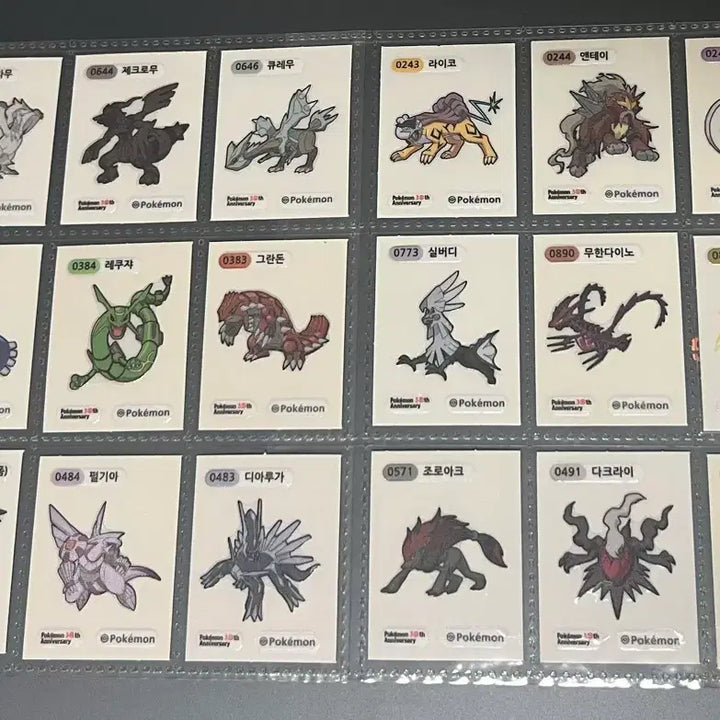 [BUNJANG] Pokemon 30th Anniversary Sticker Collection Full Set (Season 5) / 포켓몬 30주년 띠부씰 시즌5 전종 (서비스o)
