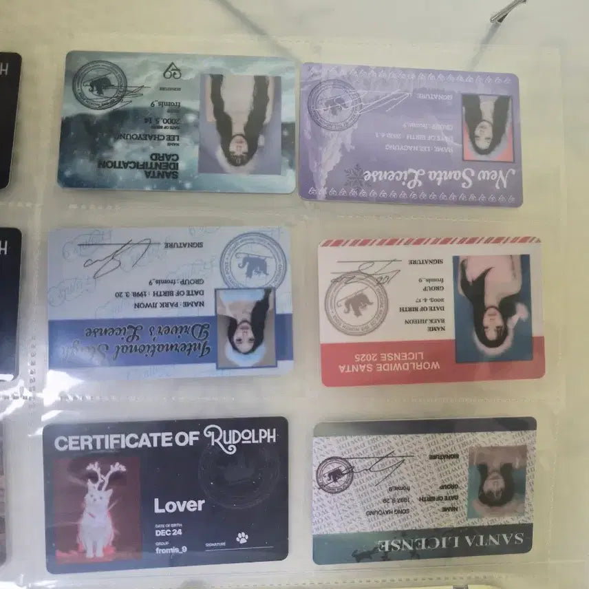 [BUNJANG] fromis_9 White Longing ID Card Bundle Set / 프로미스나인 하얀 그리움 id카드 일괄 판매합니다